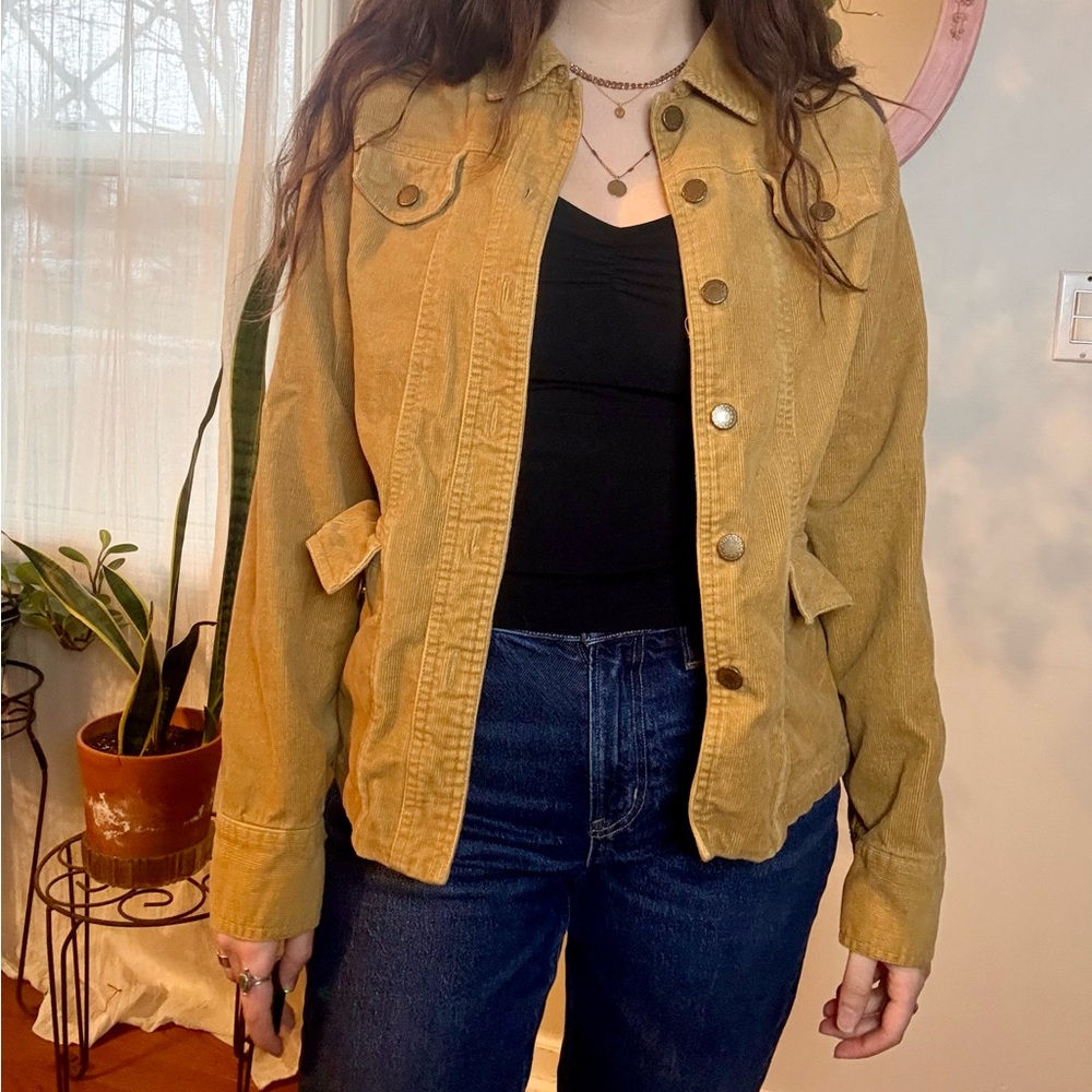 Falls Creek Women's Mustard Corduroy Jacket